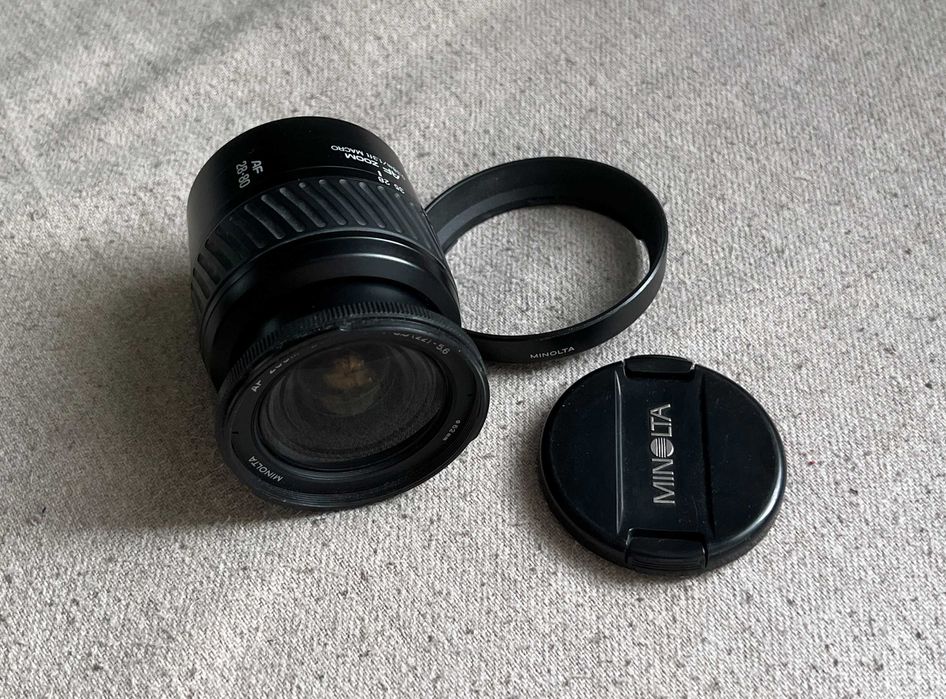 Obiectiv Minolta AF Zoom 28-80mm f 3.5-5.6 Macro Montură A Made Japan