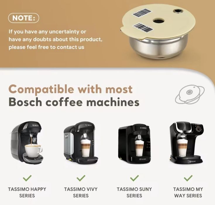 Многократна метална капсула Bosch Tassimo