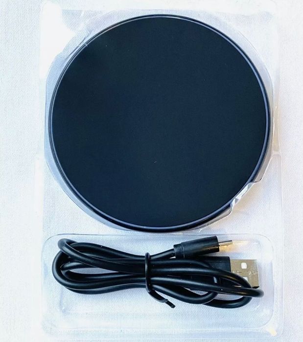 Qi Безжично Ултратънко Зарядно за Телефони Бързо Зареждане PAD