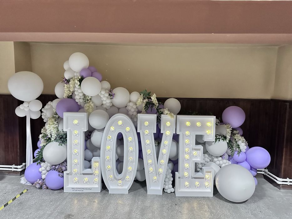 Decor baloane Nunta Botez Majorat
