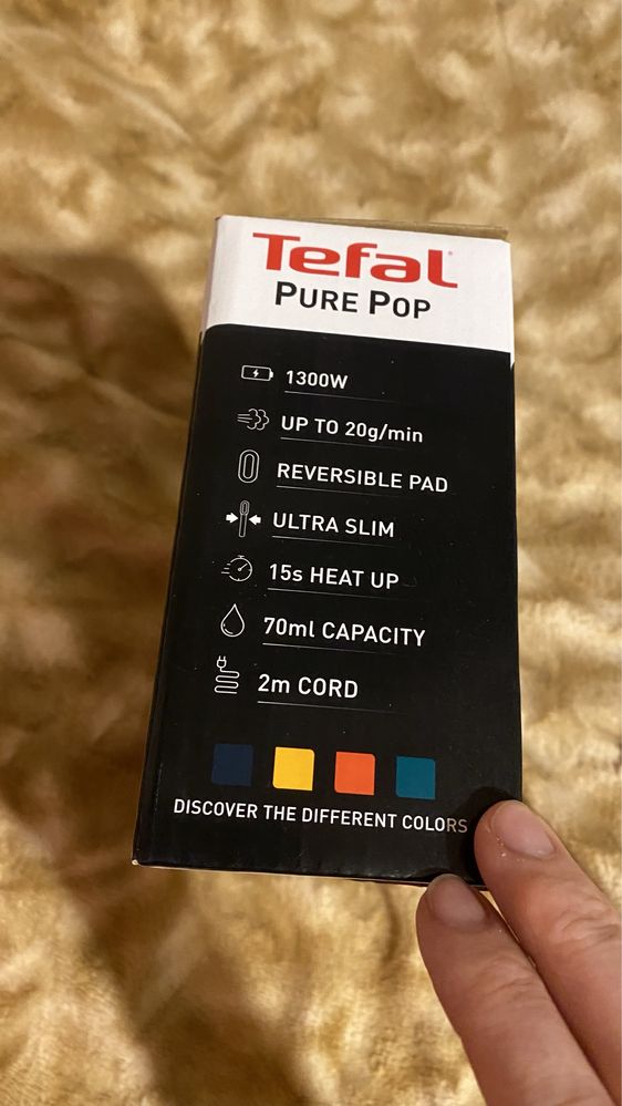 Продам  Ручной отпариватель Tefal Pure Pop DT-2022E1