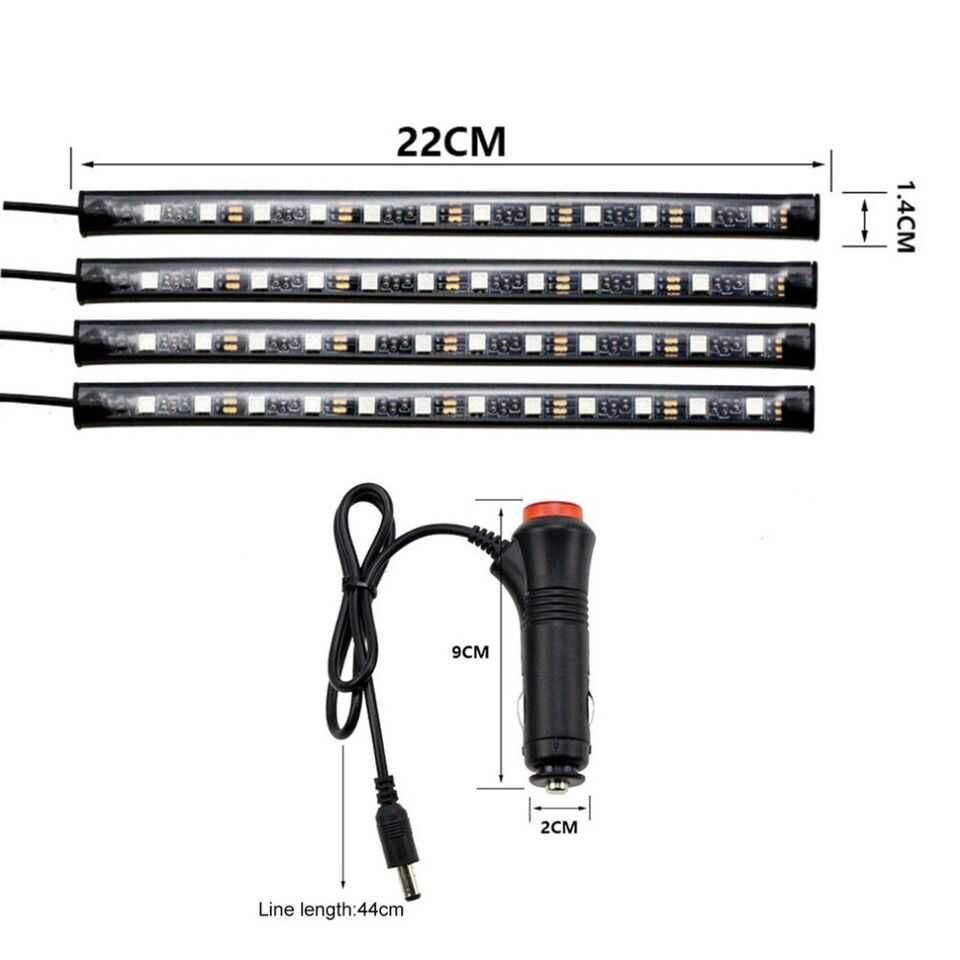 Музикална RGB LED Осветление за интериор за МПС-YF0008