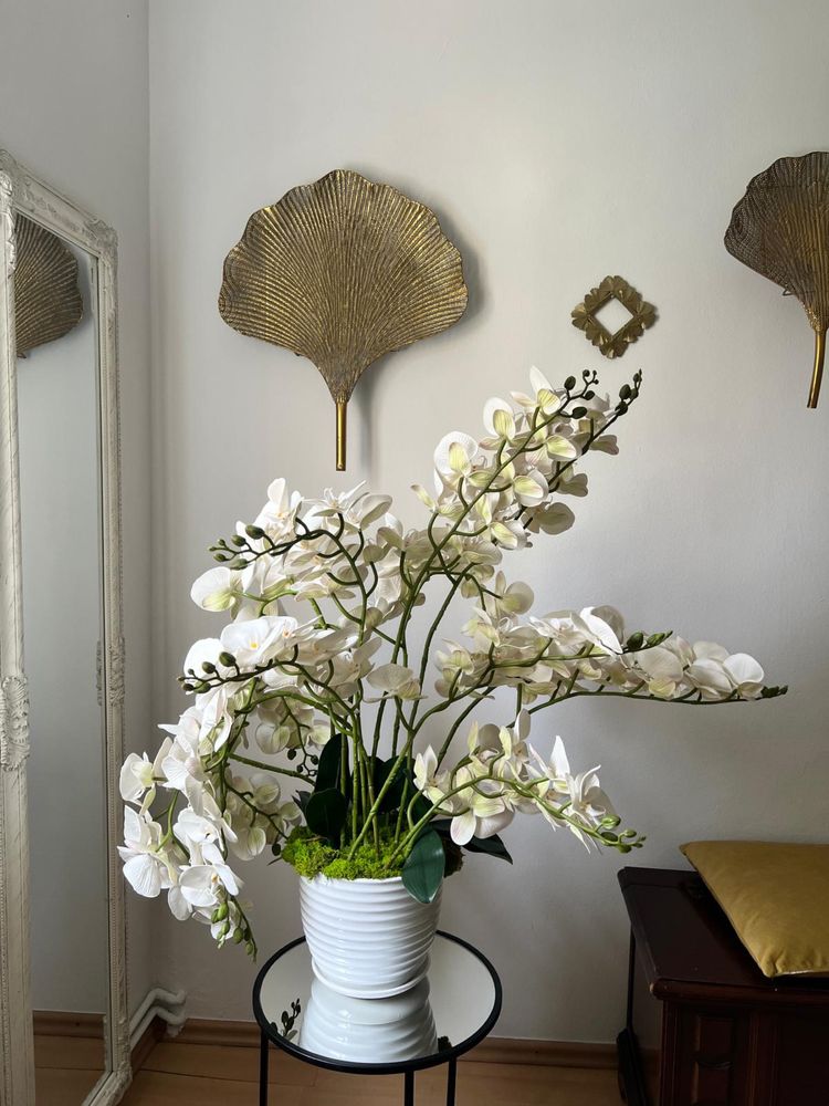 Decoratiune flori artificiale orhidee