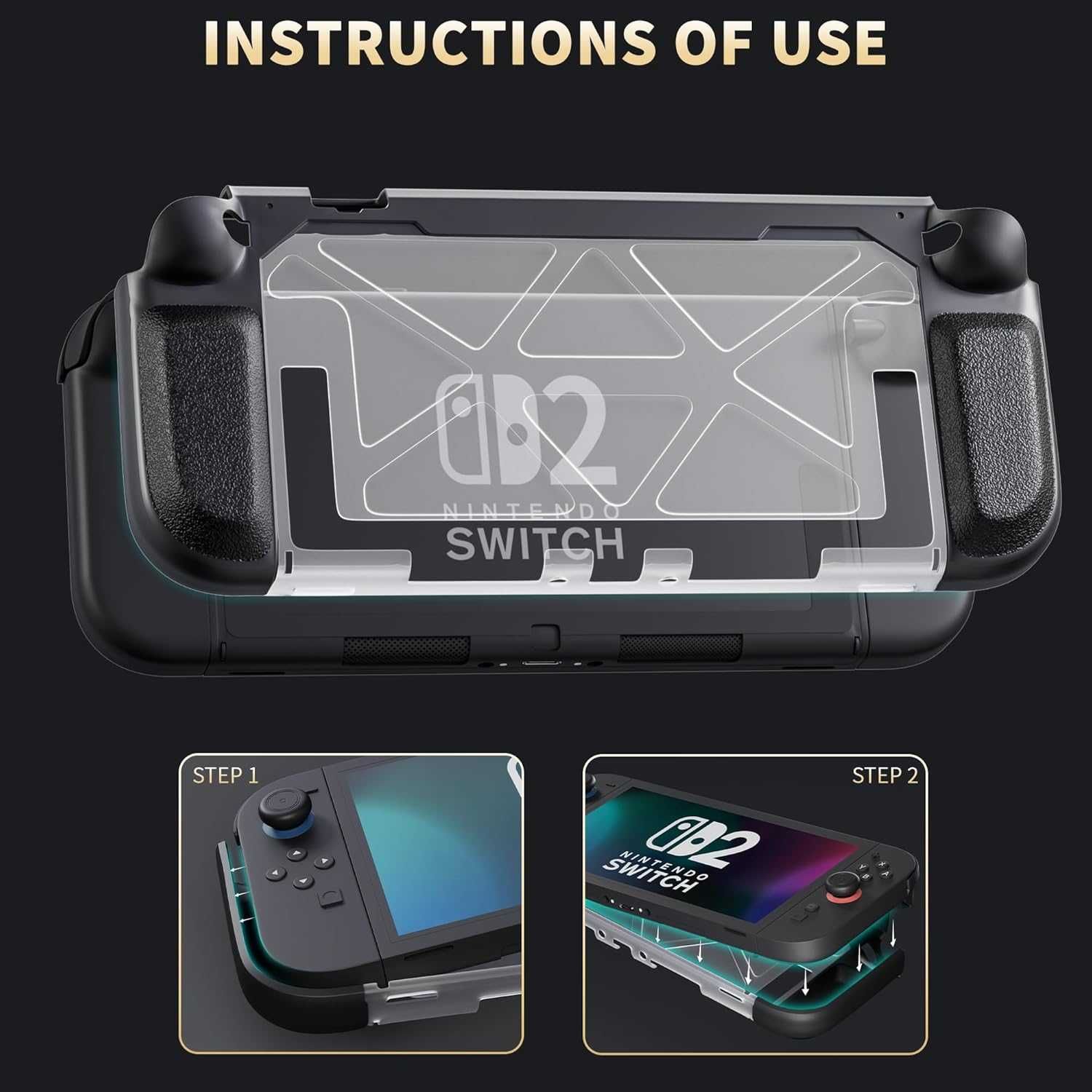 Комплект калъф FANPL за Nintendo Switch 2 (2025) и аксесоари
