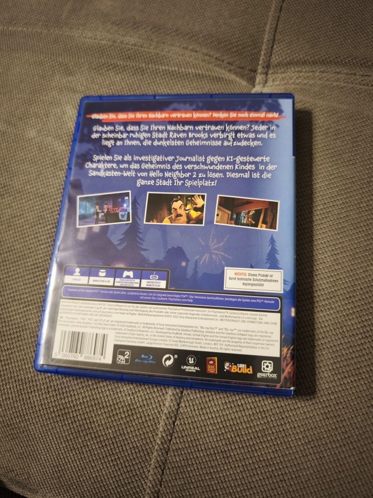 PS4 PS5 Hello neighbor 2 игра