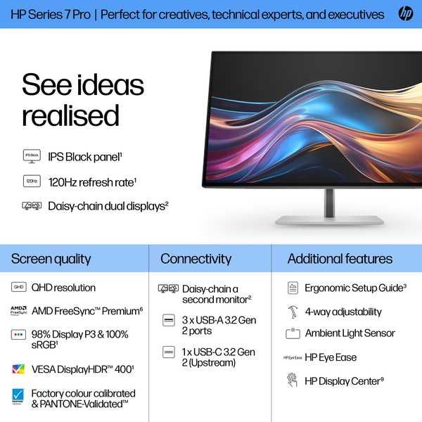 Монитор HP S7 Pro727 QHD 27IPS 2K Доставка по Узбекистану Перечисление