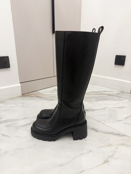 Zara сапоги, состояние новых 37 р