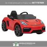 Лицензирана Акумулаторна Кола Porsche Spyder RS 718,90W,12V7Ah,R/C 2.4