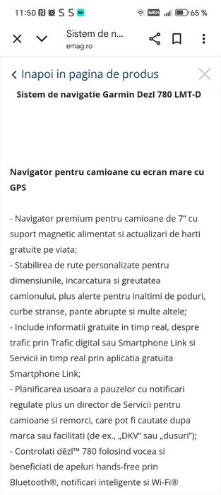 Garmin-camion 780 Lmt-D