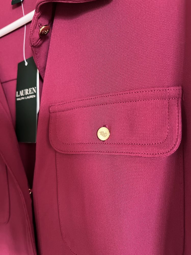 Lauren Ralph Lauren чисто нова дамска риза в цвят бордо