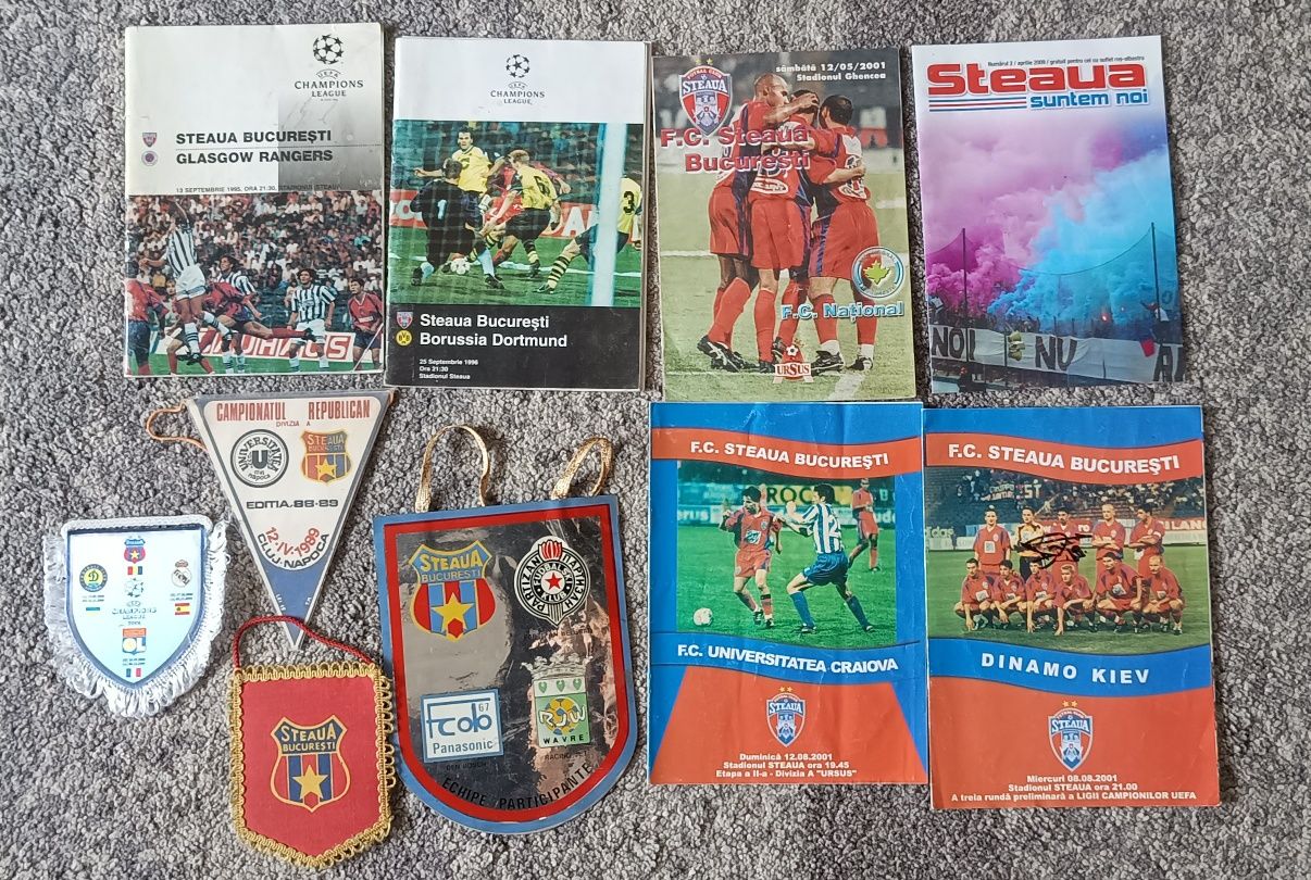 Colectie memorabilia Steaua Bucuresti medalii, bilete, abonamente etc.