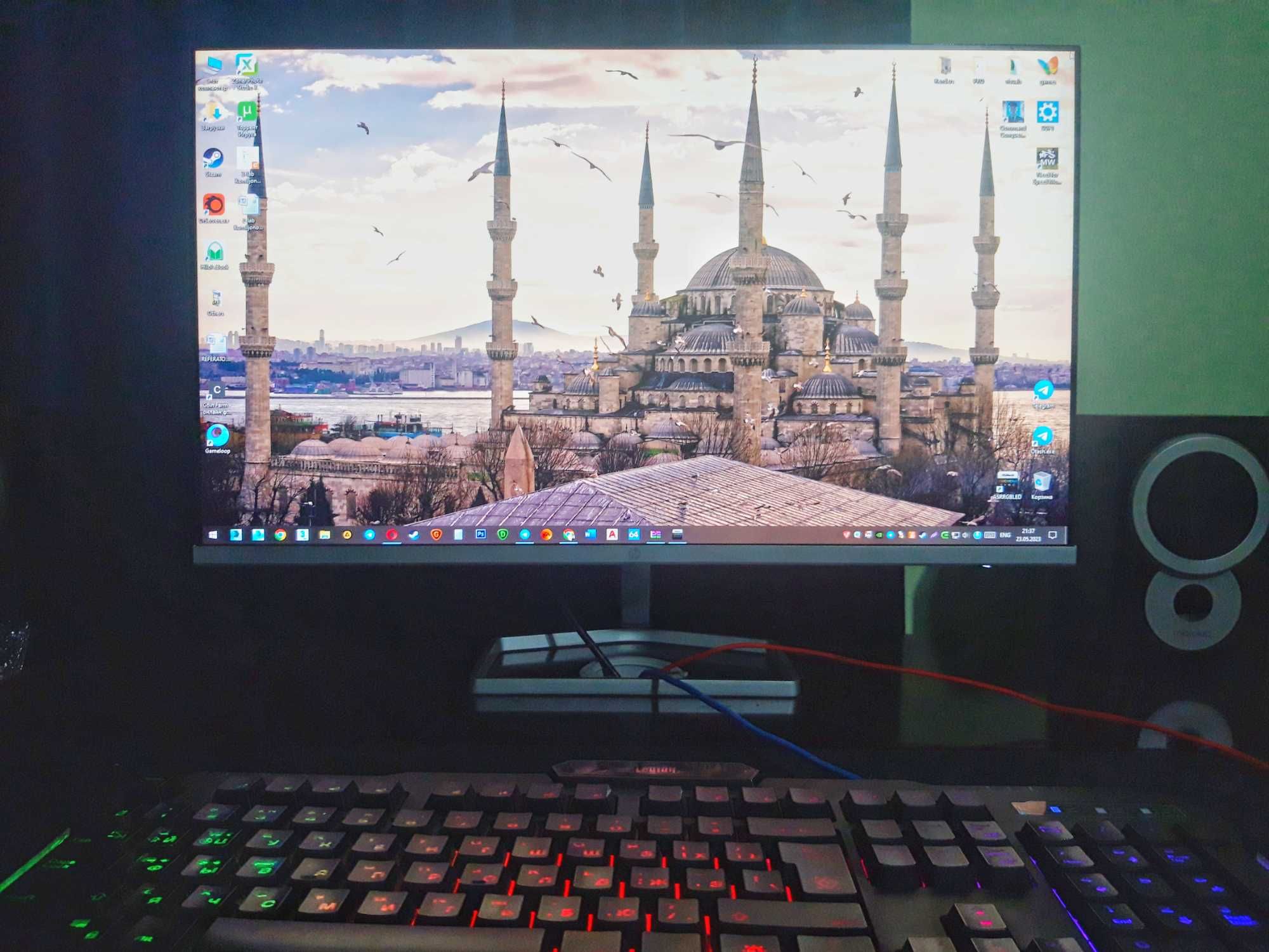 Компютер i7-11700, 32GB RAM, B560, HP M27FW, GTX 750 Ti