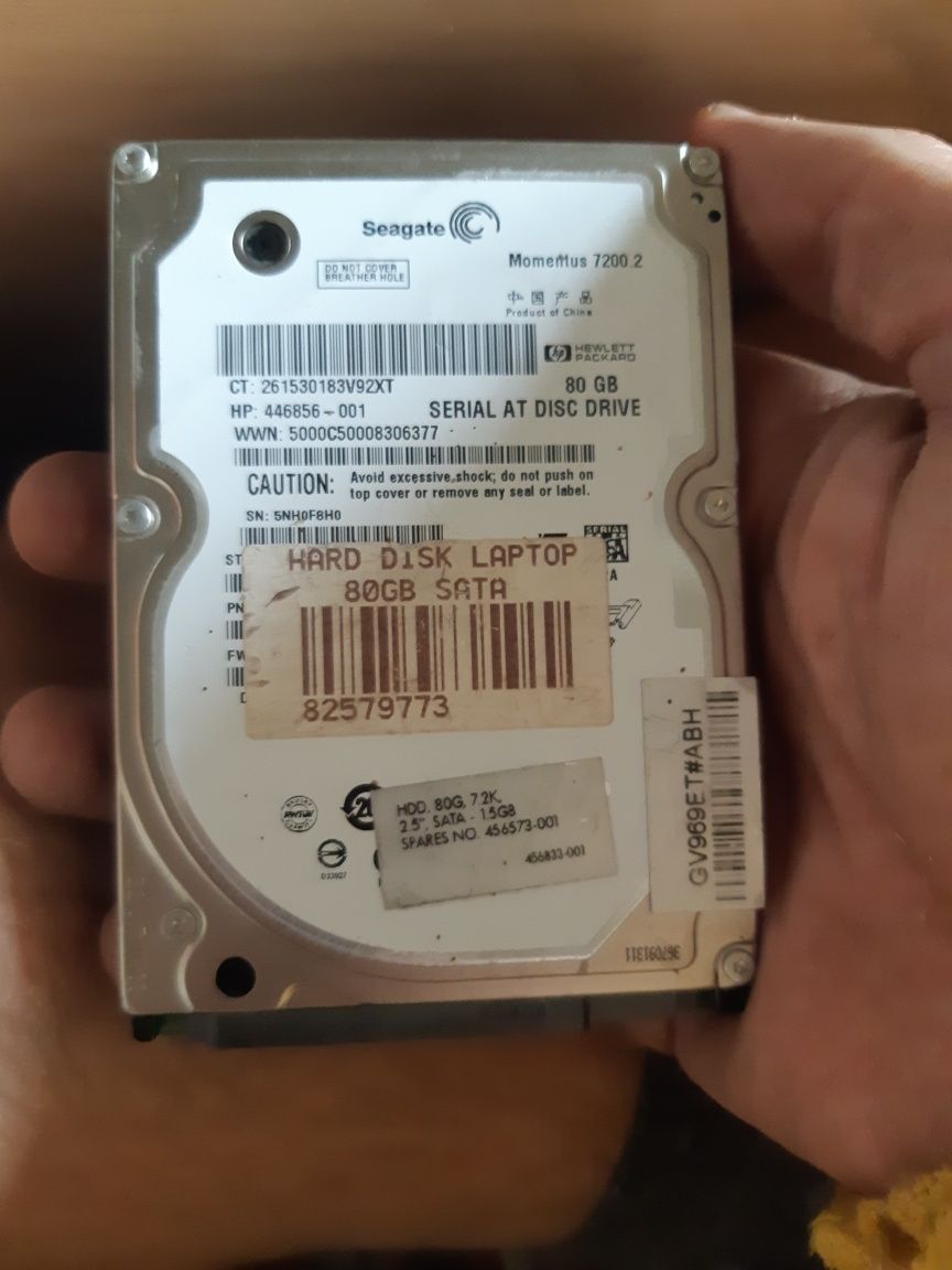 Hard disk laptop 80 gb sata