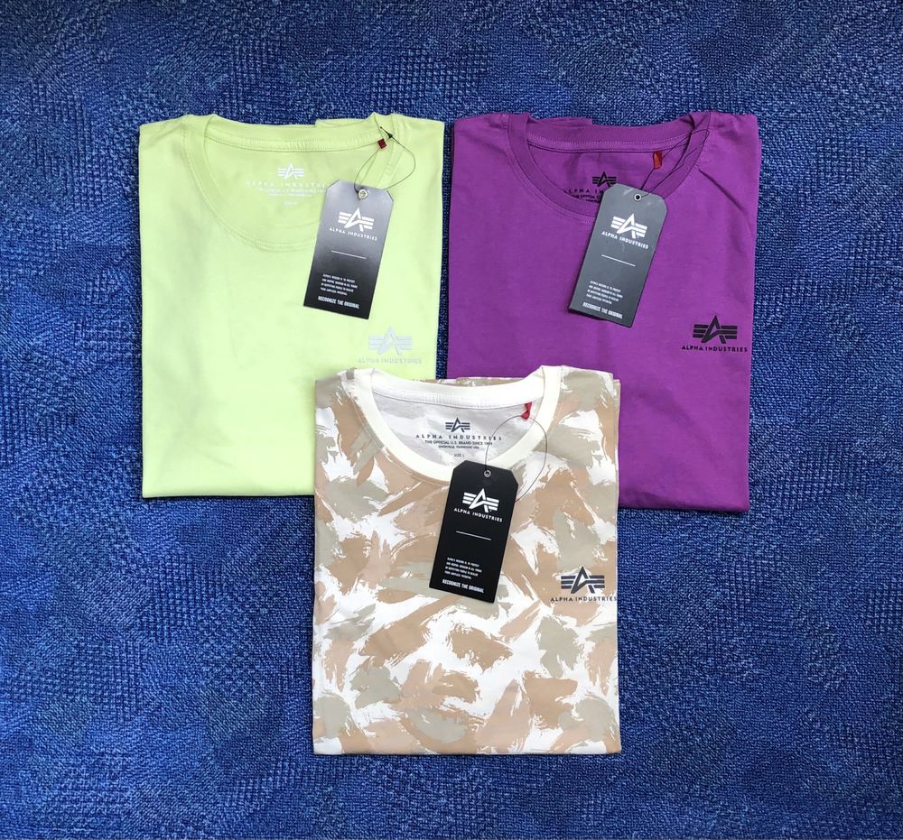 Alpha Industries Small Logo Basic T-Shirt ОРИГИНАЛНИ тениски M/L/XL