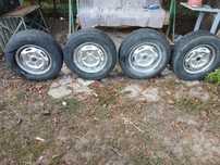 Roți complete și echilibrate Ford Transit 215/75/16-C + cauciucuri
