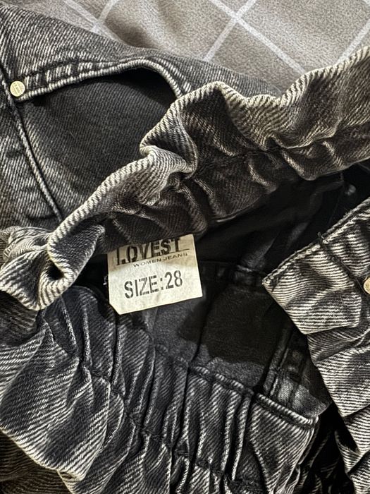 Джинсы женские серые