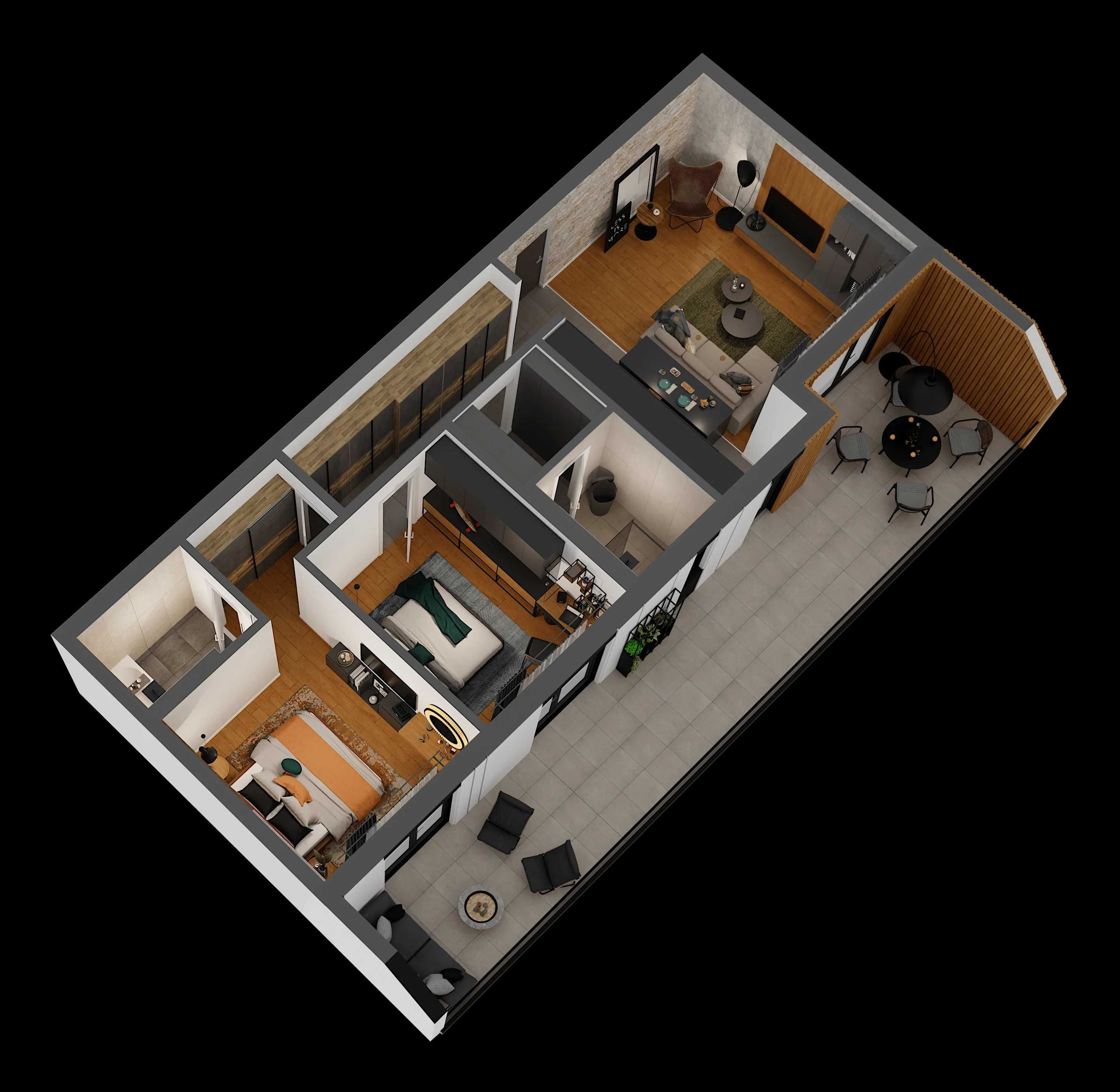 Bloc nou – Ap. 3 camere - Unic, Premium, Intim | Nesea Residence