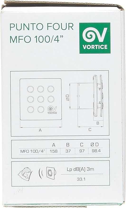 Vortice MFO100/4 11145 вентилатор за баня