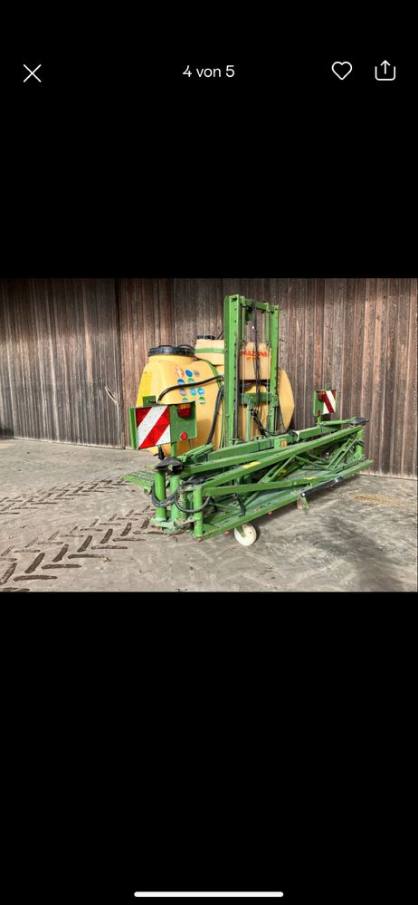 Vand pompa met erbicidat RAU /amazone