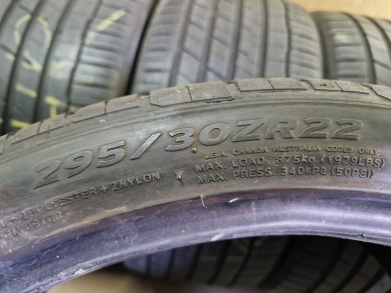 4 Hankook R22 295/30
летни гуми
DOT1422