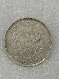 Moneda argint 200 lei 1942 Pentru botez sau colecționari