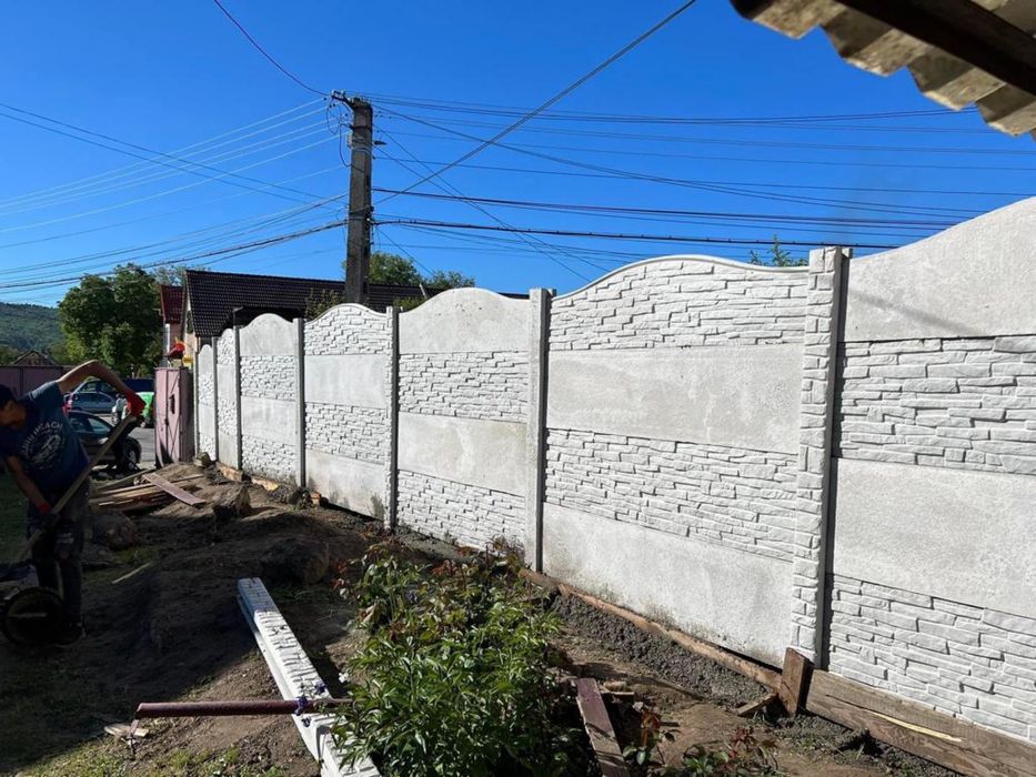 Gard Beton  placa si stalp