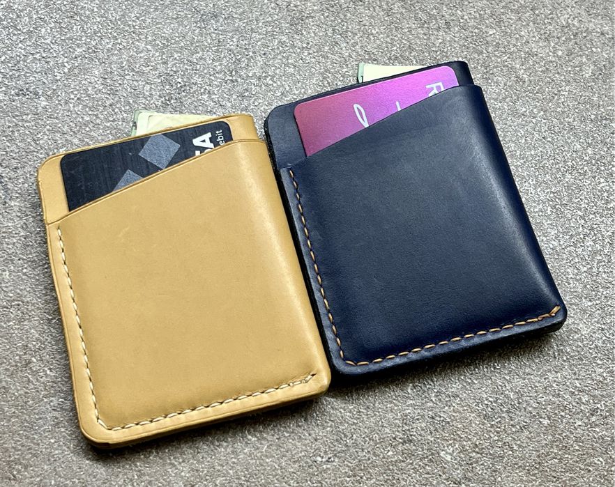 Vand portcard (portofel minimalist) din piele