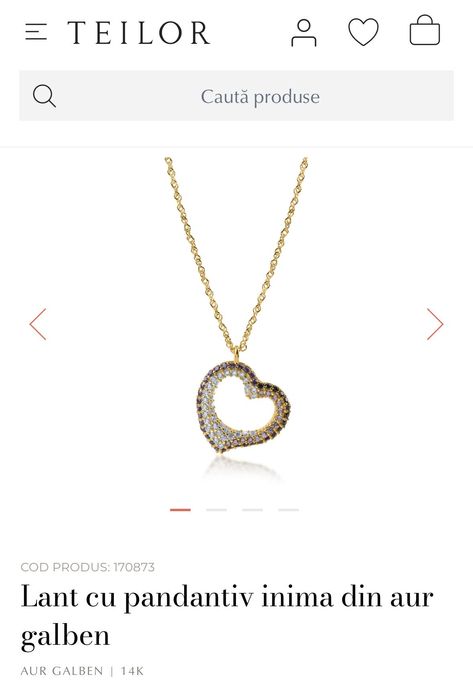 Colier Teilor colecția actuala