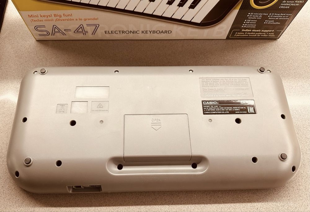 Orga Electronica pt Copii CASIO SA-47 (Pret Emag 537lei)