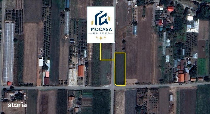 Teren intravilan generos 2 fronturi 900 mp Curtici Jud Arad