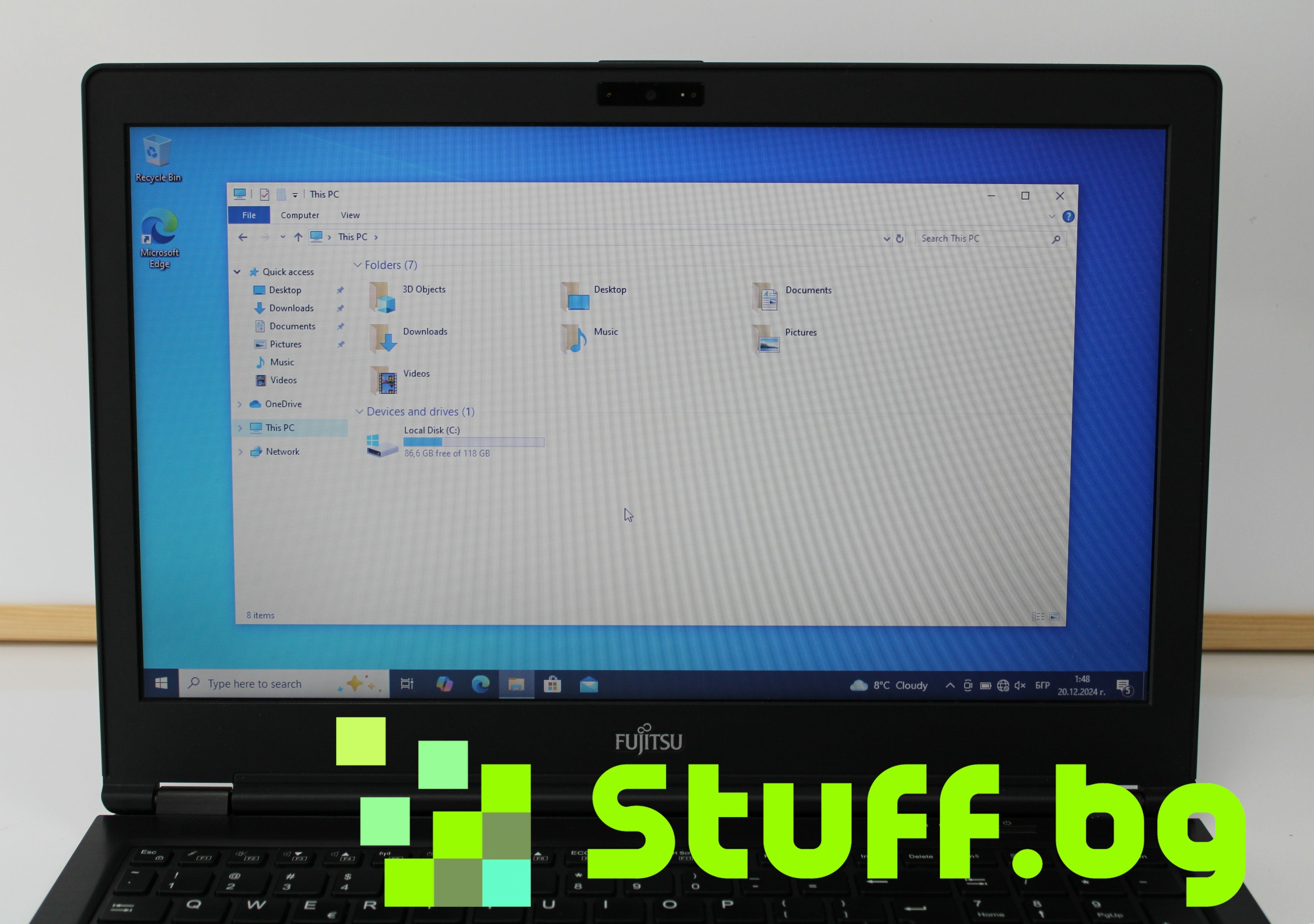 Лаптоп FUJITSU Notebook LIFEBOOK U758 15.6'' i5-7200\8GB\256GB SSD