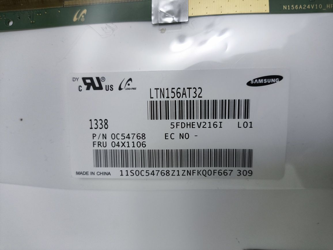 Матрица ноутбука Samsung 15,6