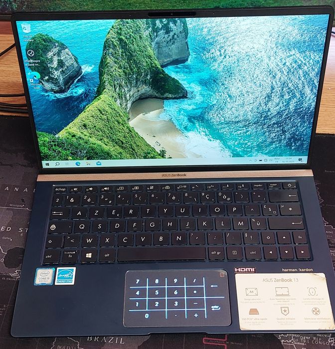 Laptop Asus ZenBook 13 UX333FA i5 8265u 8gb ram 256gb ssd