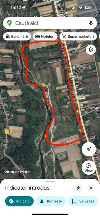 Vand teren 6 ha pentru agricultura sau balastiera