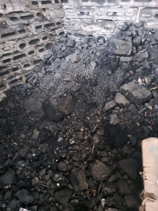 Уголь в мешках майкуба