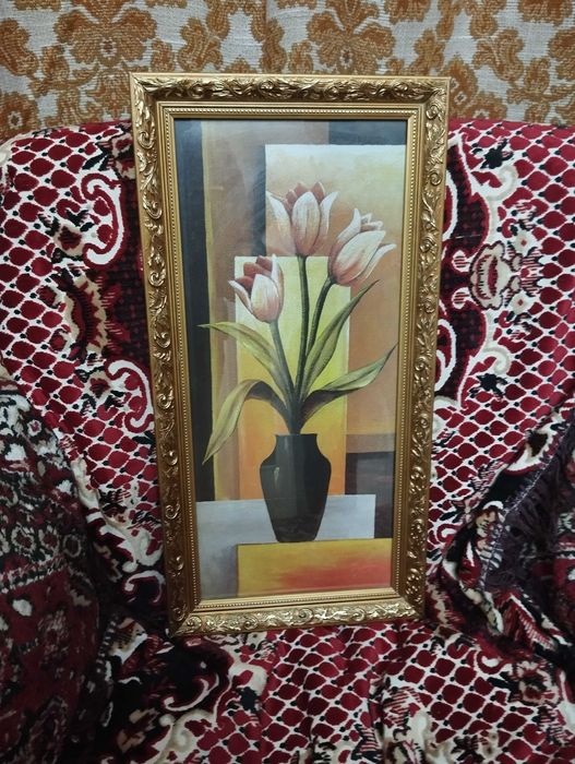картина натюрморт тюльпаны