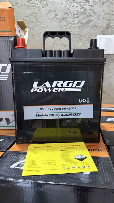 Аккумлятор Largo - 12V Новый  Yangi Barcha Mashinalar uchun!