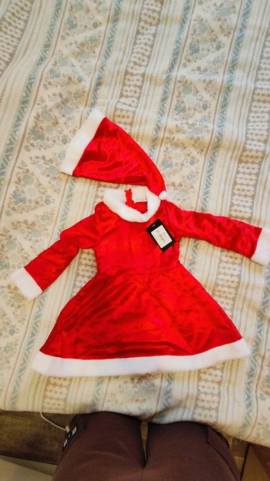 Костюм санты для девочки