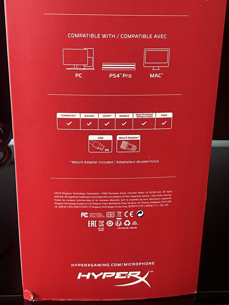 Микрофон Hyperx quadcast