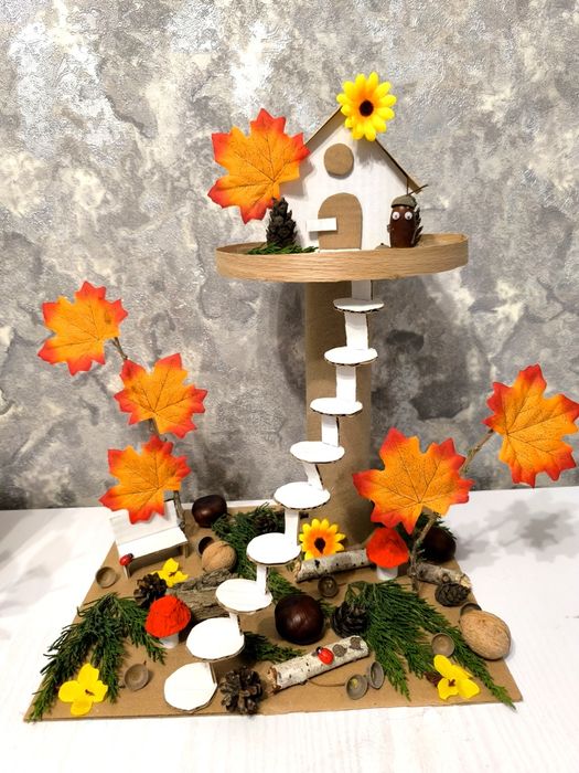 Поделка, подделка Осенняя в садик, в школу, ручная работа