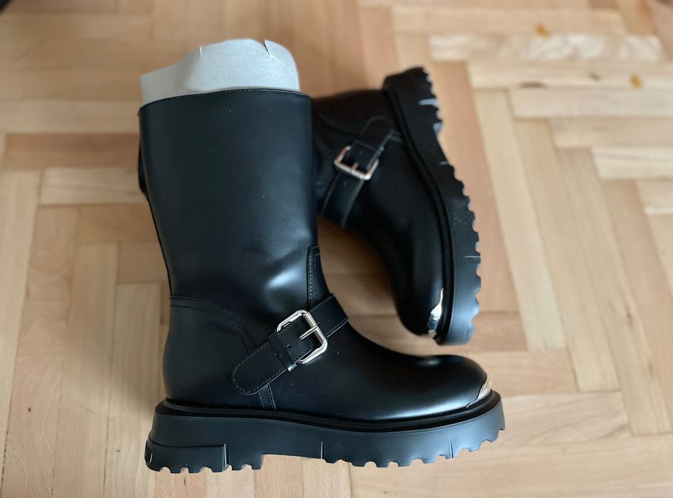 Love Moschino logo-engraved ботуши 39