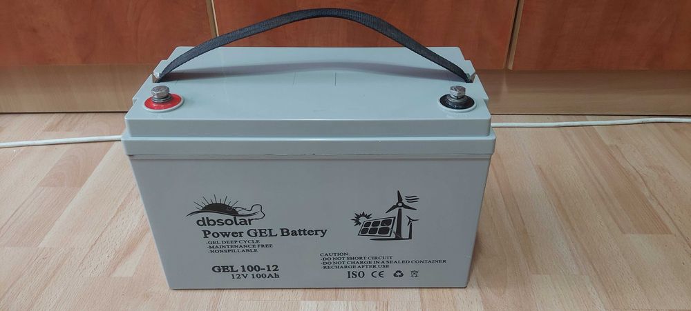 BATERIE SOLARA UPS AGM 100Ah Acumulator Tractiune Deep Cycle GEL NOU