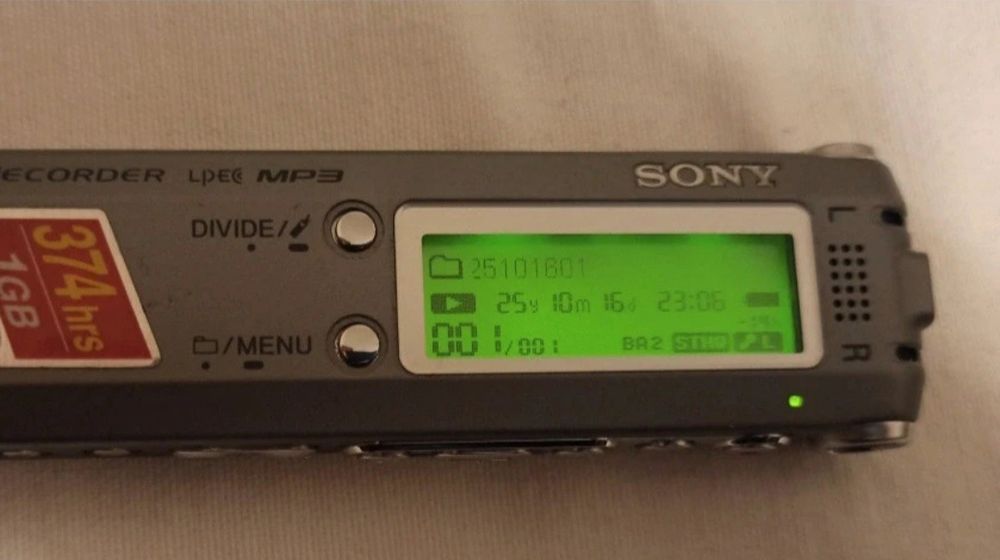 Reportofon / Player Sony, înregistrare / redare MP3 super calitate