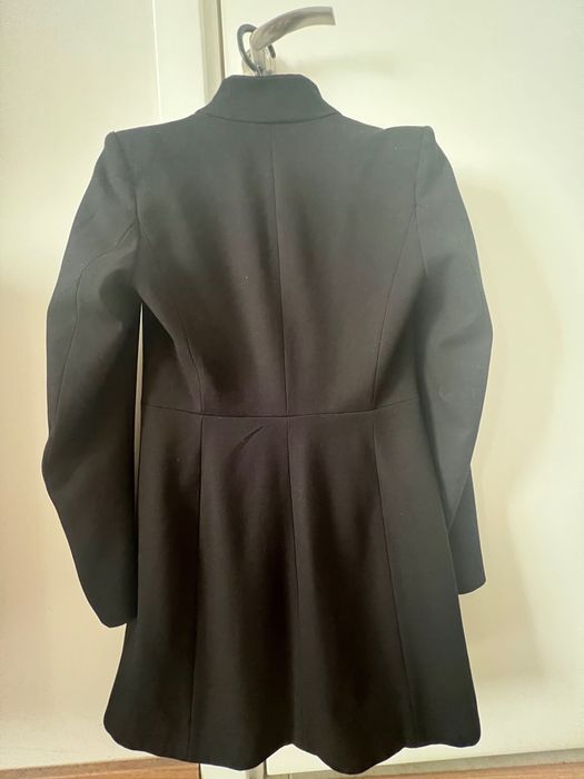 Официално черно дълго сако ZARA