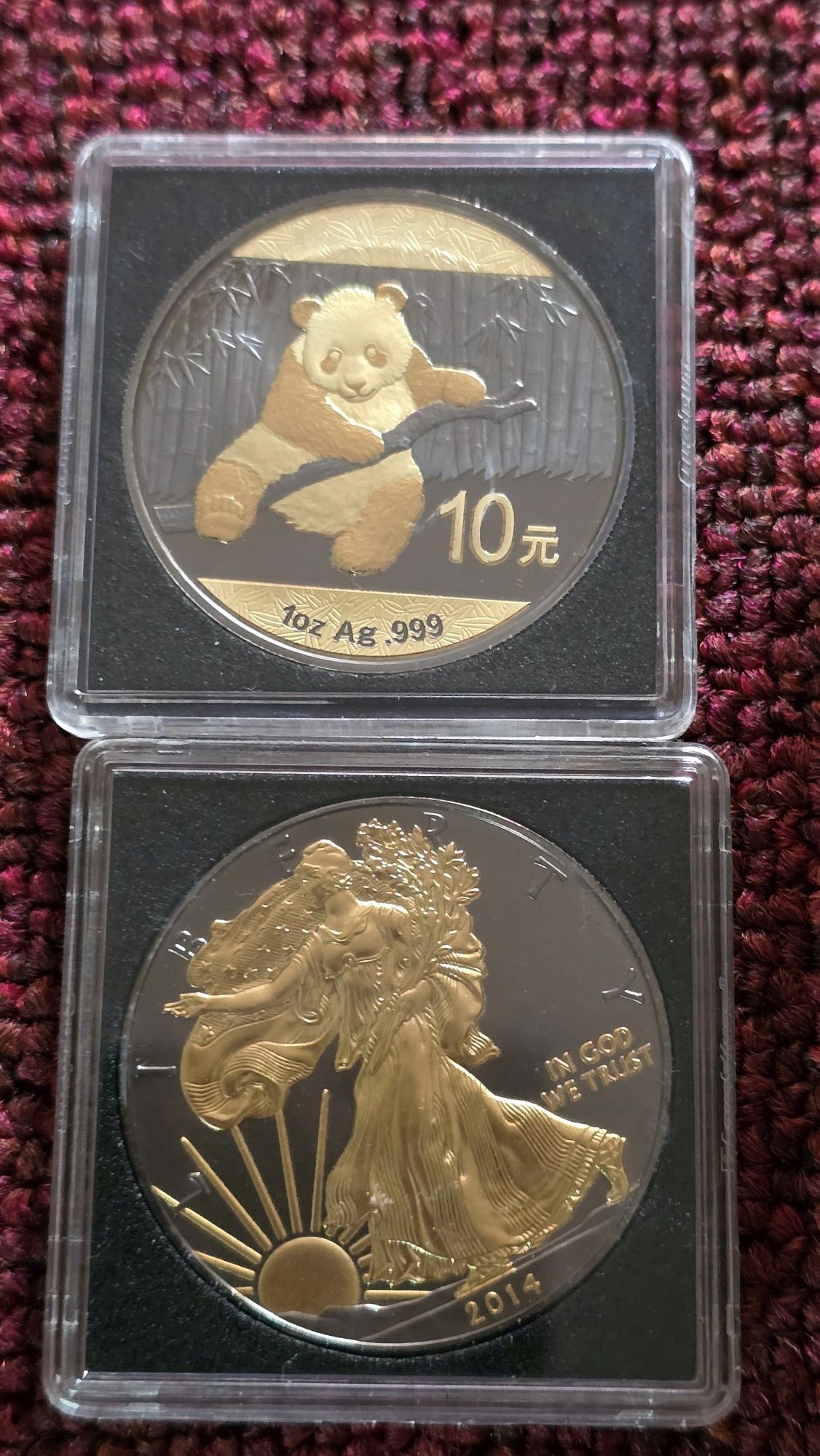 Monede argint 999 1 oz