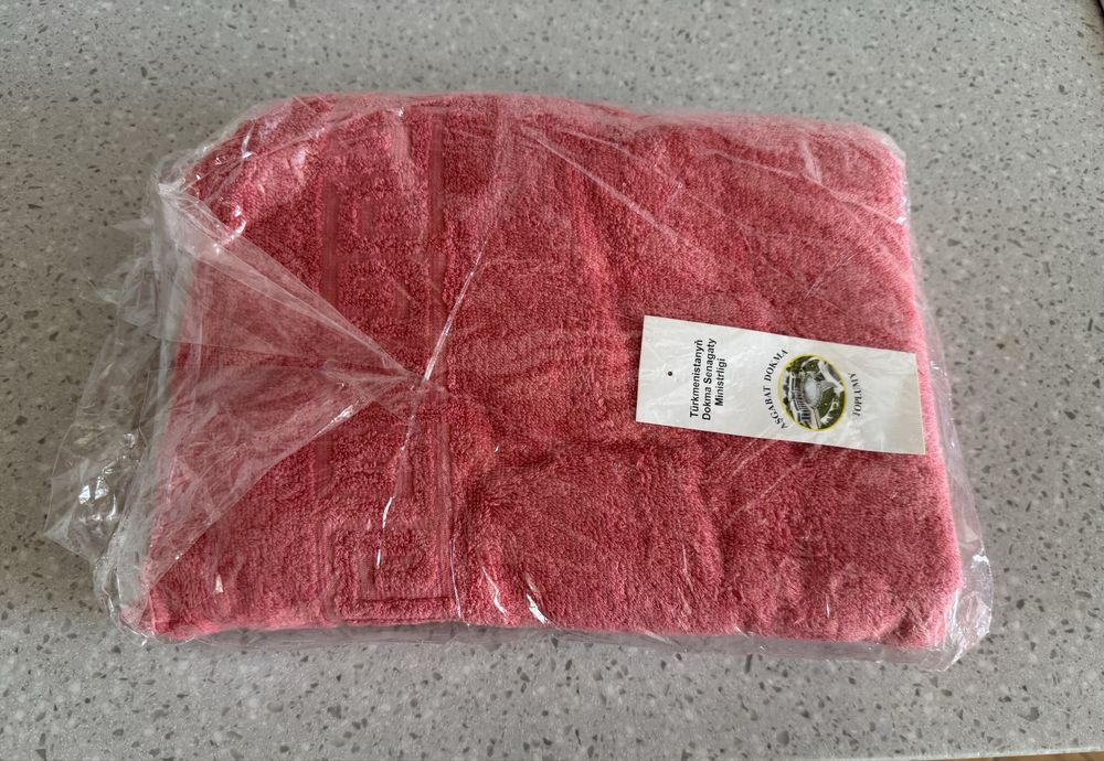 Новое большое банное полотенце, 100% хлопок. Турция, размер 70*140