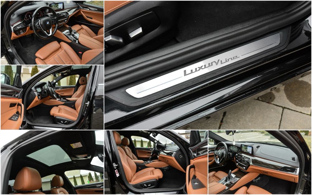 BMW Seria 5 G30 520d 190cp Luxury HUD Led Trapa Piele LiveCockpit