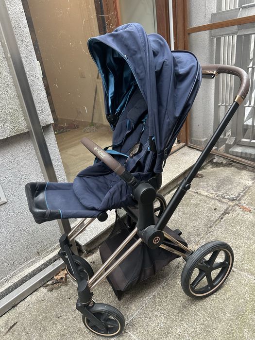 CYBEX PPLATINUM PRIAM ROSE GOLD set carucior si accesorii + CADOU