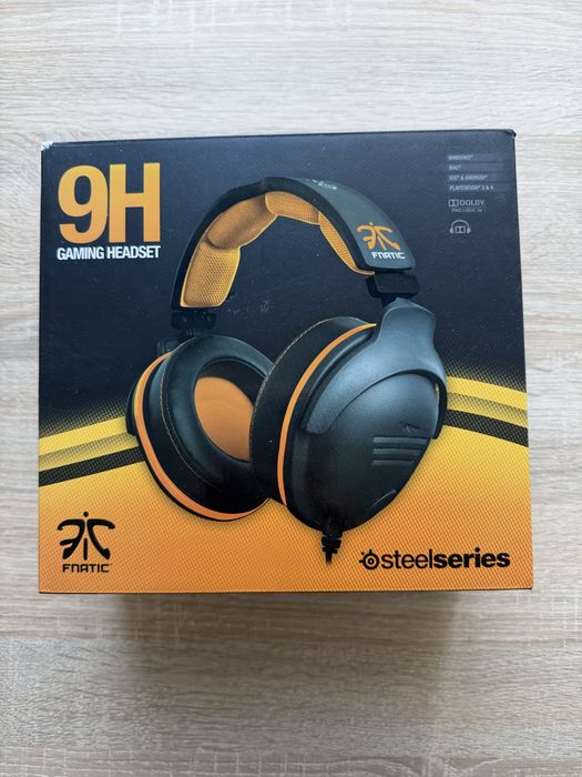Casti editie limitata SteelSeries 9H Fnatic edition