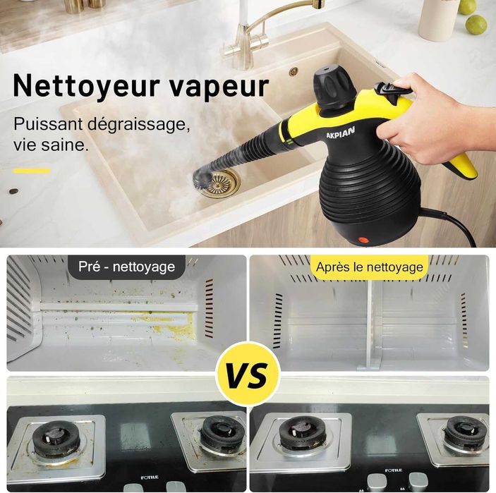 Парочистачка AKPIAN Handheld Steam Cleaner,Гаранция